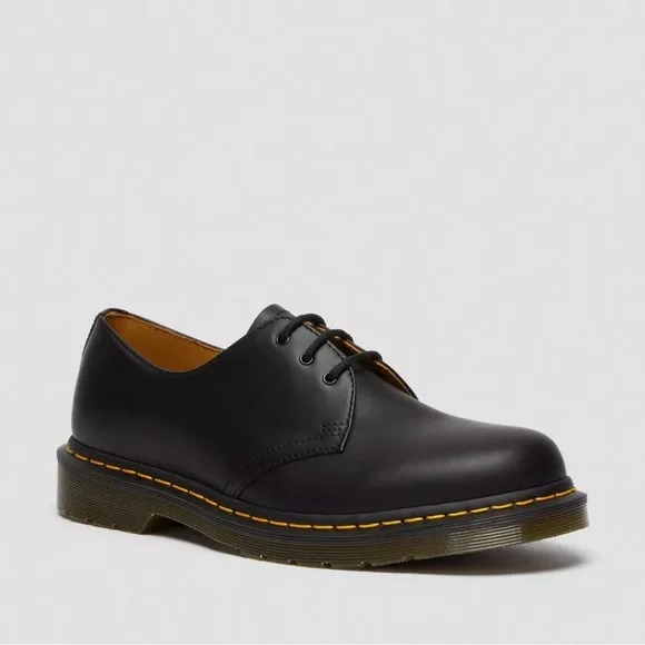 Dr. Martens 1461 Black Leather Oxfords - Picture 1 of 9